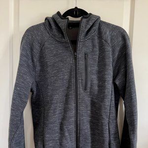 Uniqlo Women's Grey Hoodie with Front Pocket